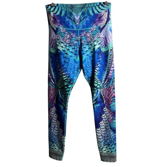 NWT $269 Camilla Moonlight Activewear Leggings Pants S Blue Purple - Picture 1 of 7